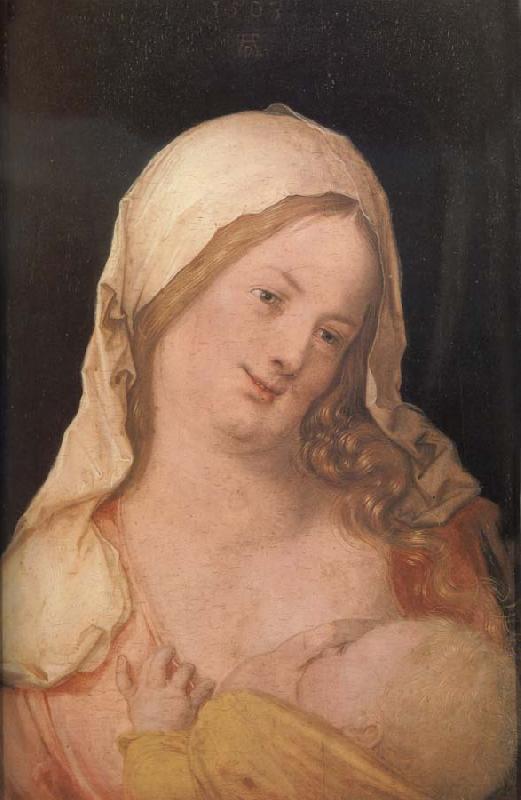 Albrecht Durer The Virgin suckling the Child oil painting image